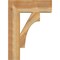 Ekena Millwork Westlake Block Rough Sawn Bracket, Western Red Cedar, 6"W x 22"D x 30"H BKT06X22X30WTL05RWR - alternate 3